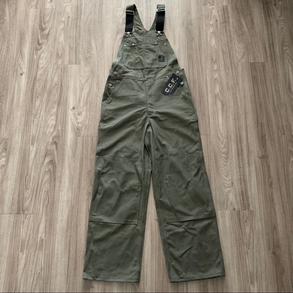FILSON CCF WORK BIB CANNON BALL GREEN